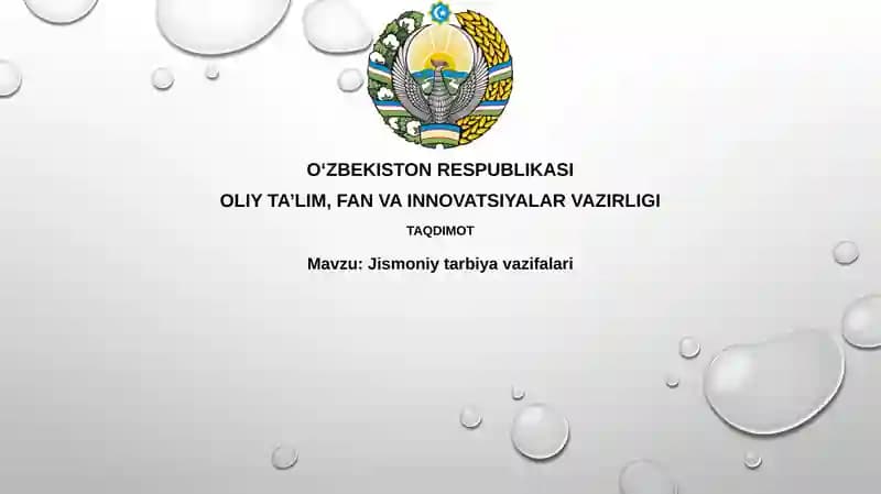 Ta'limiy va Tarbiyaviy Vazifalar
