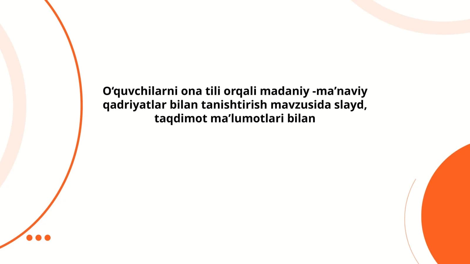 Ona tili va madaniy meros