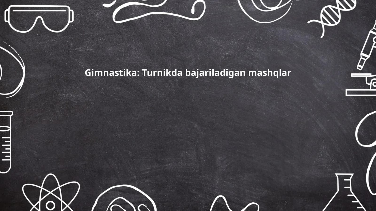 Gimnastika: Turnikda bajariladigan mashqlar