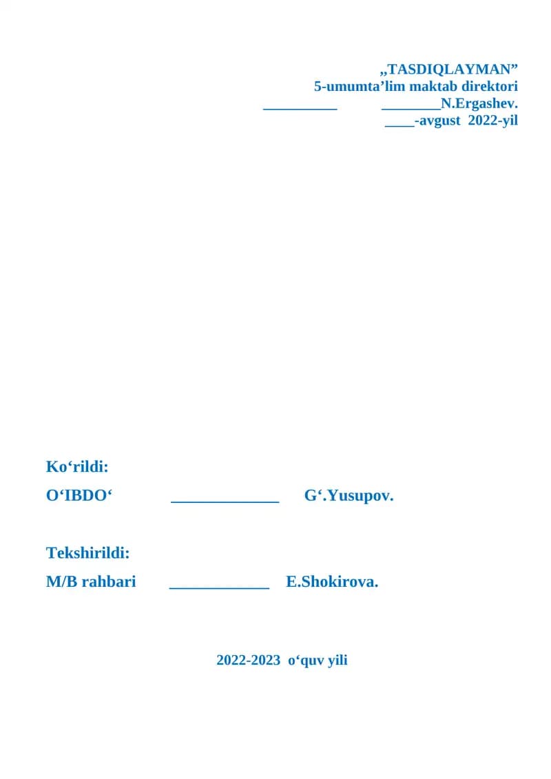 TASDIQLAYMAN 5-umumta’lim maktab direktori