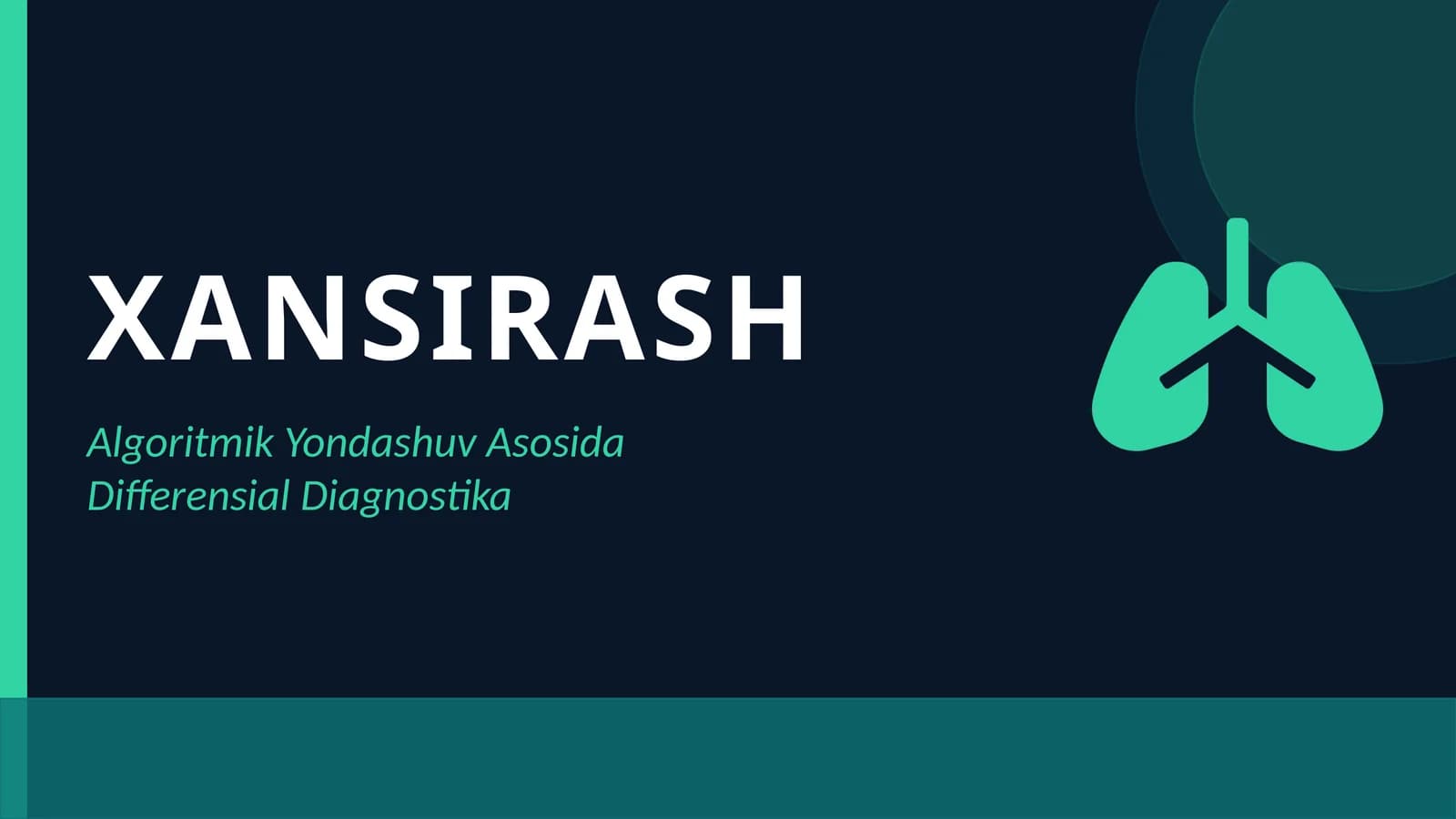 Hansirash differensial diagnostika