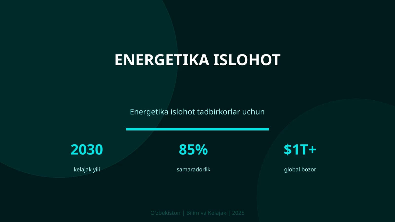 Energetika islohot