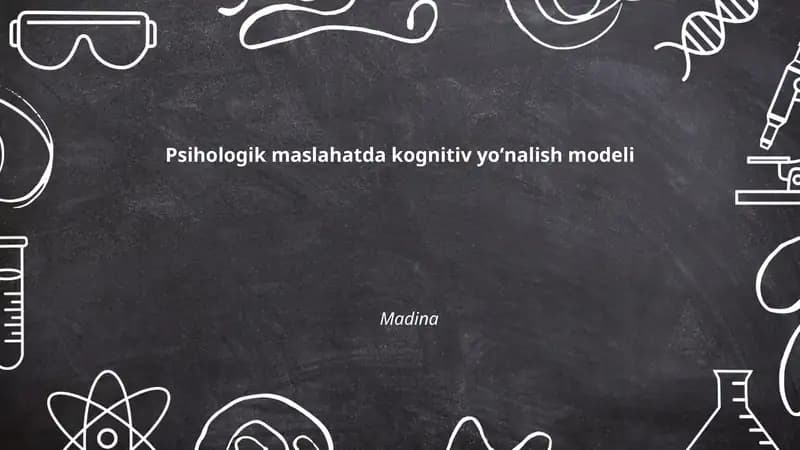 Kognitiv yoʻnalish modeli