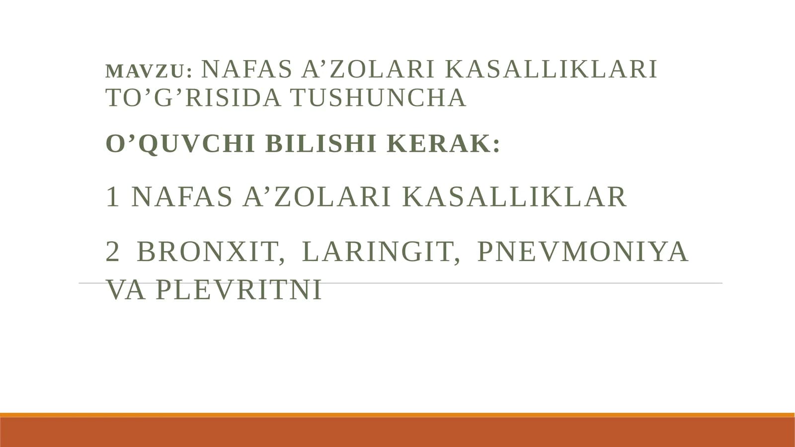 Bronxit va Pnevmoniya Davolash