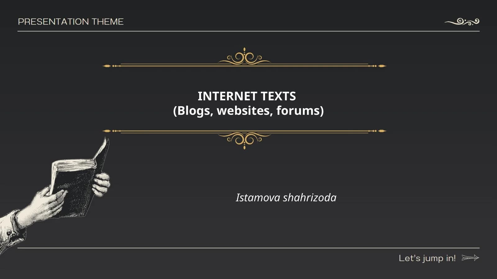 INTERNET TEXTS