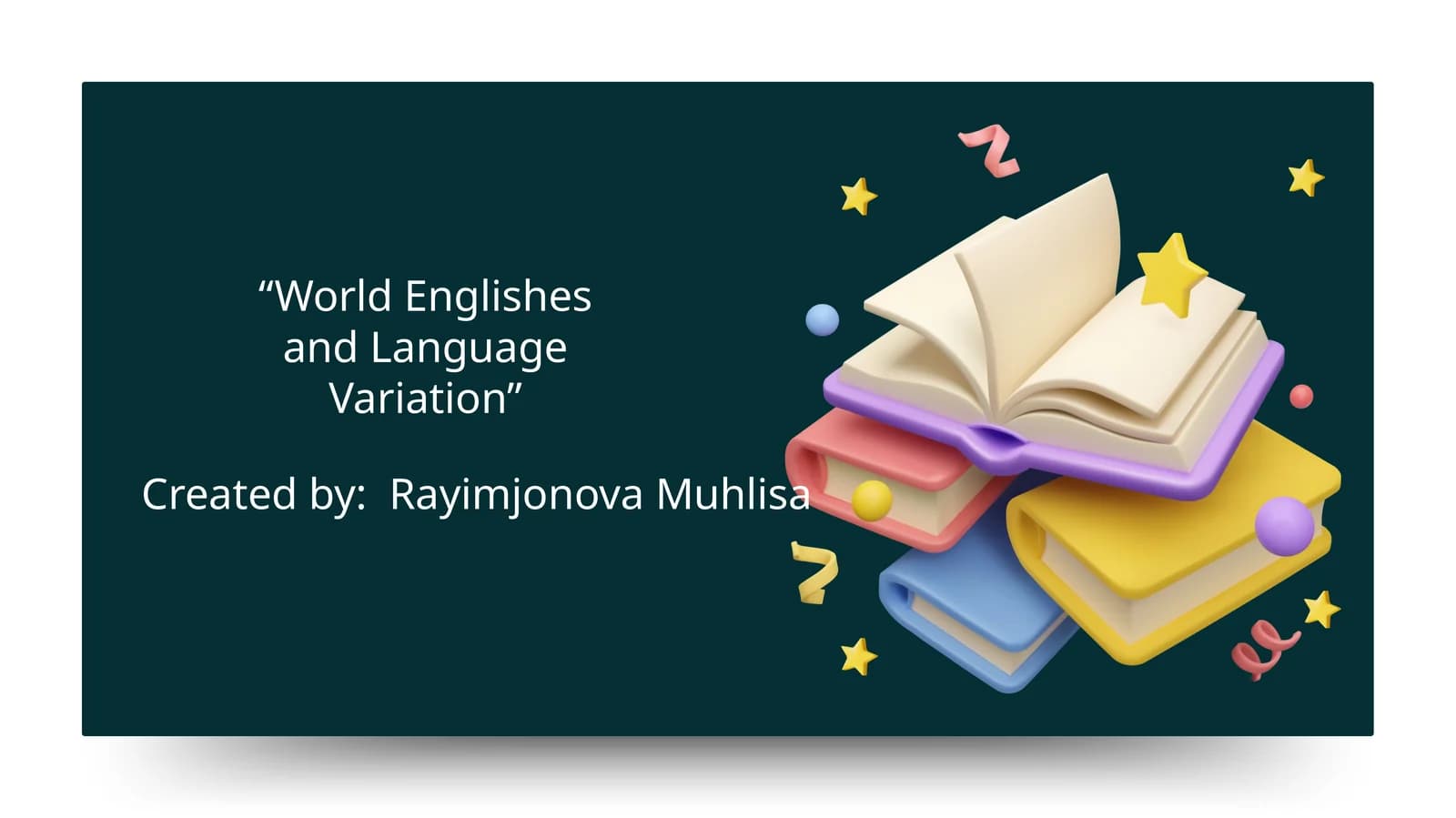 World Englishes and Language Variation