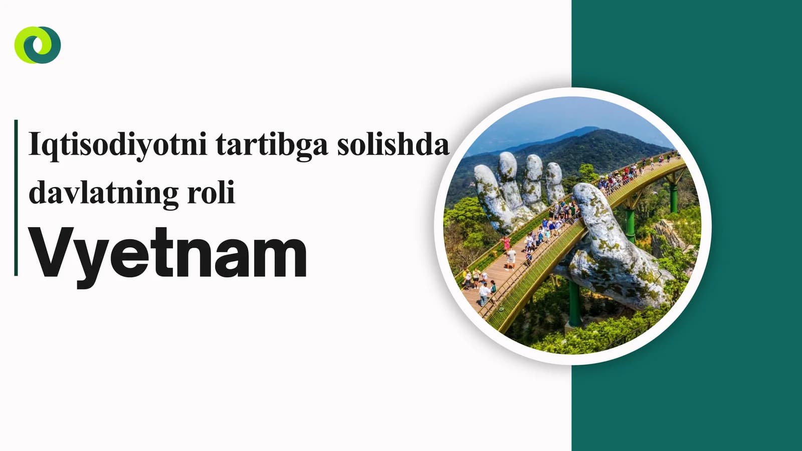 Iqtisodiyotni tartibga solishda davlatning roli Vyetnam