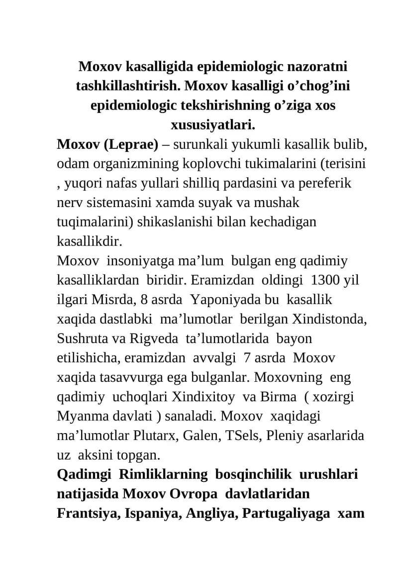 Moxov kasalligi