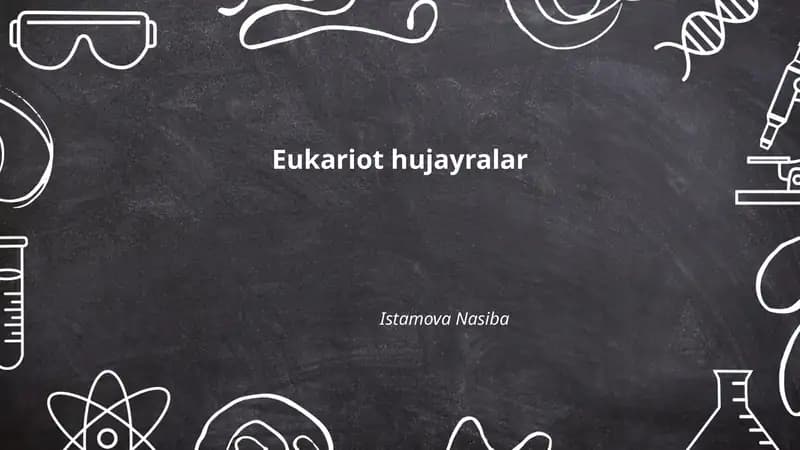 Eukariot hujayralar