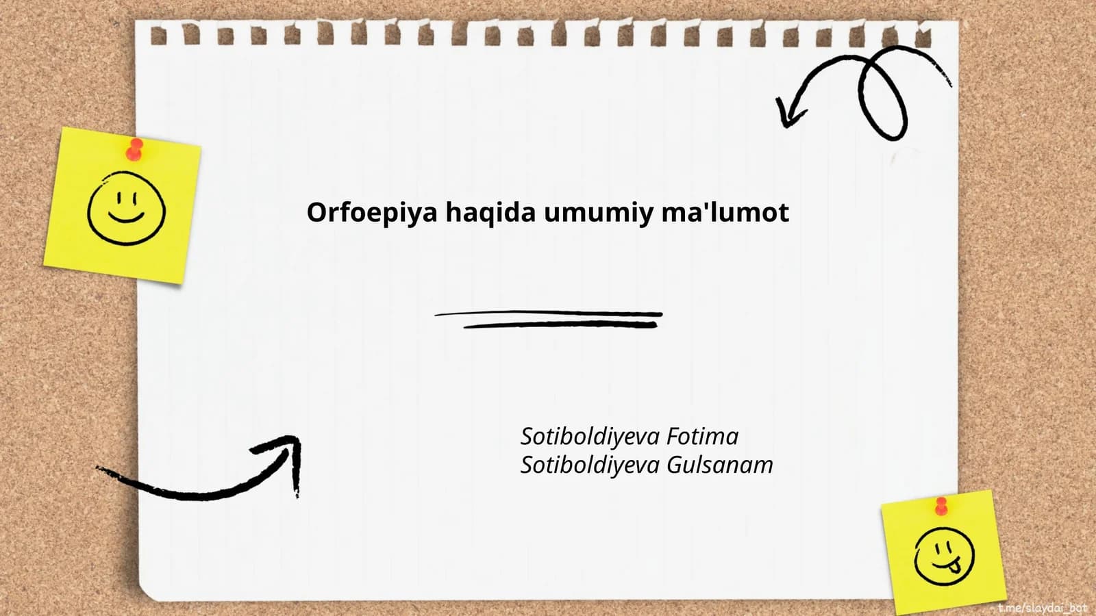 Orfoepiya haqida umumiy ma'lumot