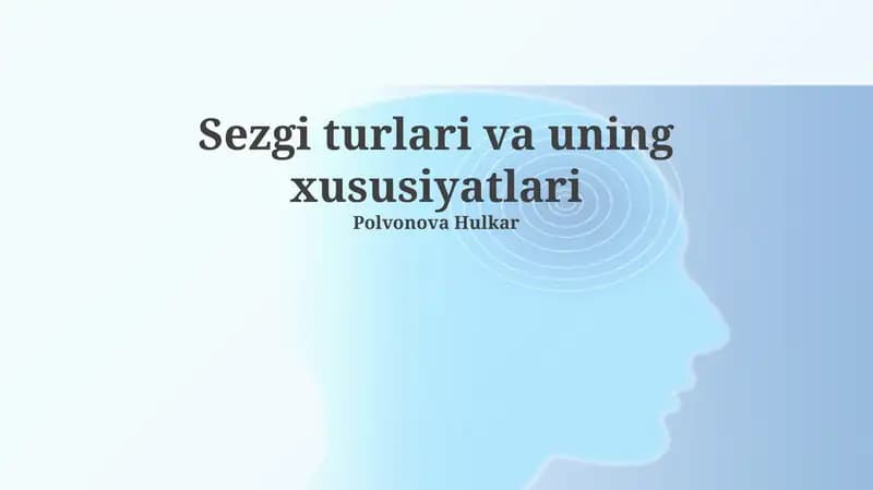 Intuitsiya: Ta'riflar va Asosiy Tushunchalar