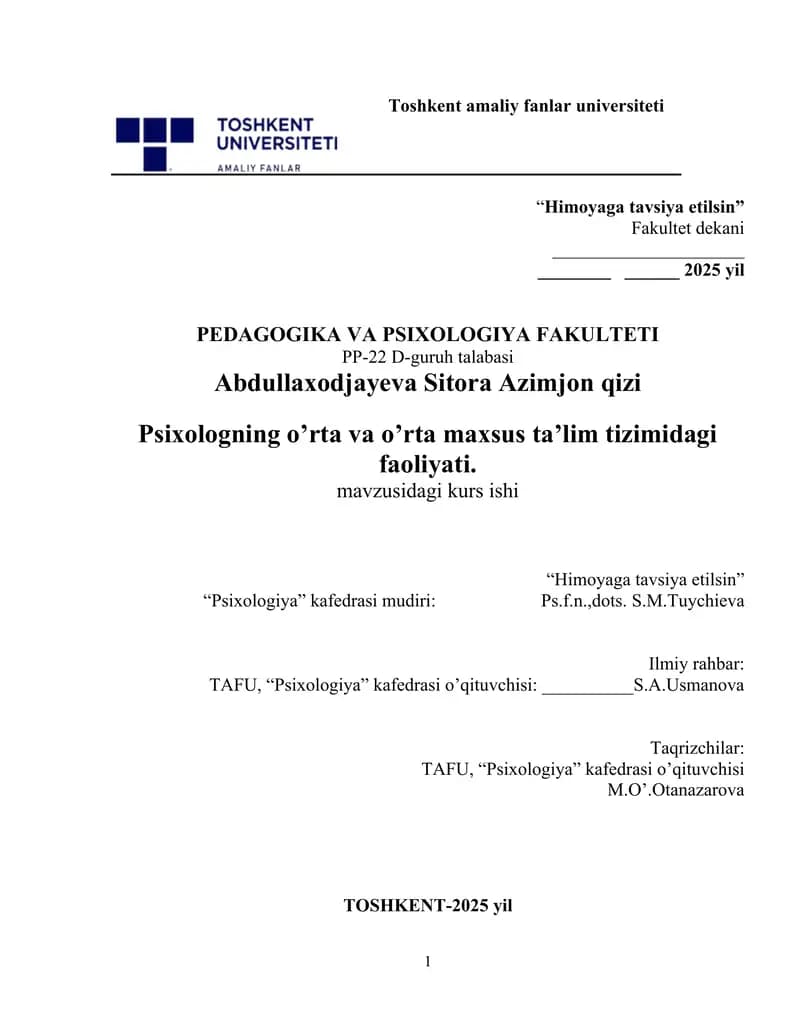 Kuzatish pedagogik psixologik tadqiqot metodi