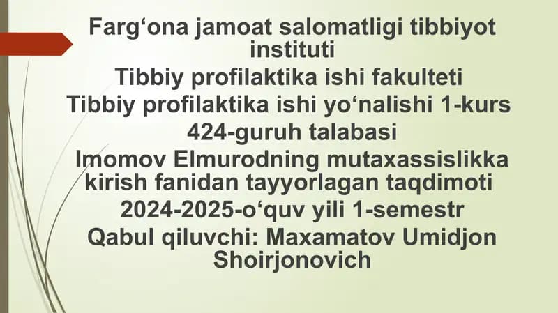 SEO va JSB strukturasi va faoliyati