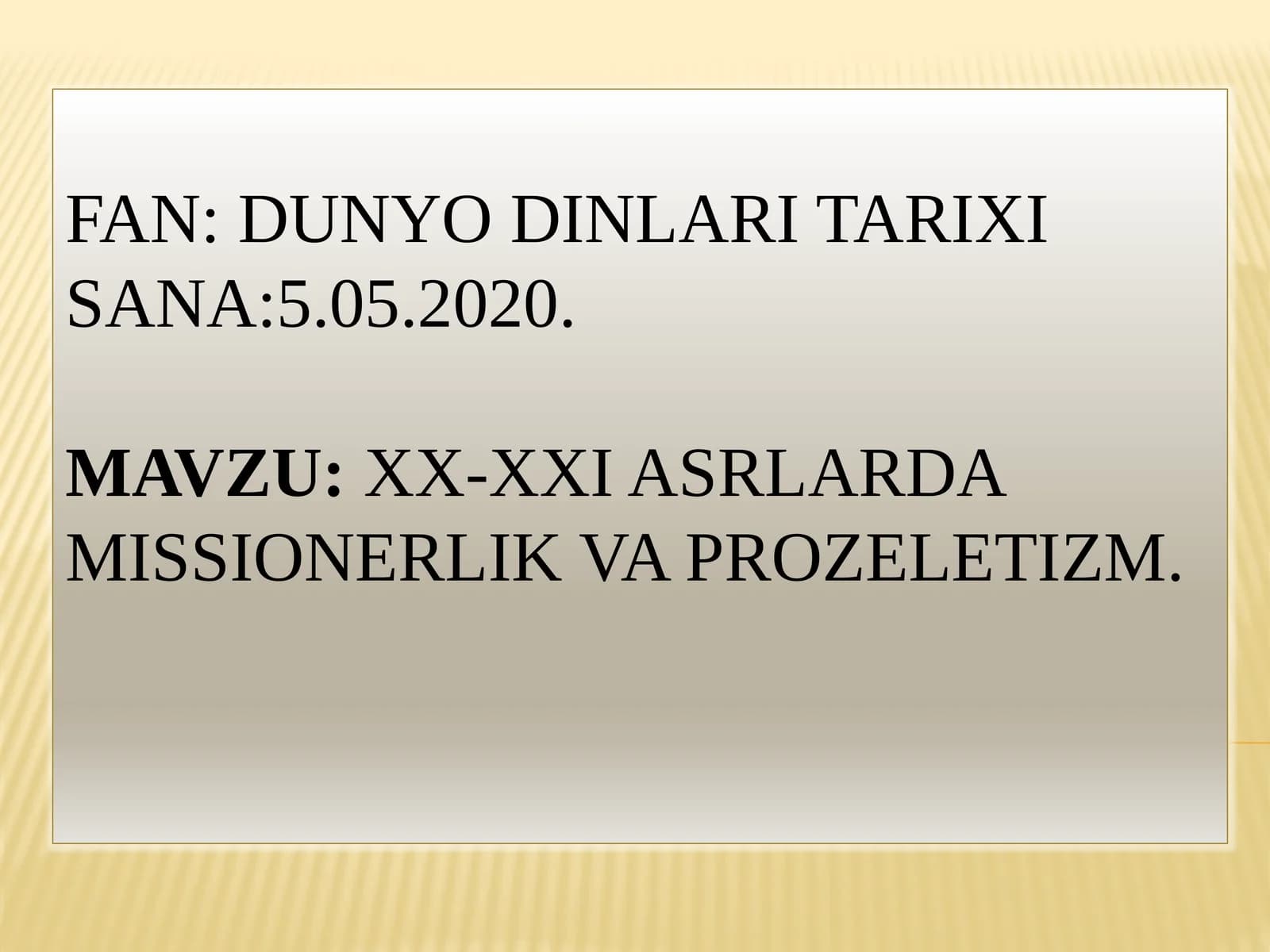 Dunyo dinlari tarixi