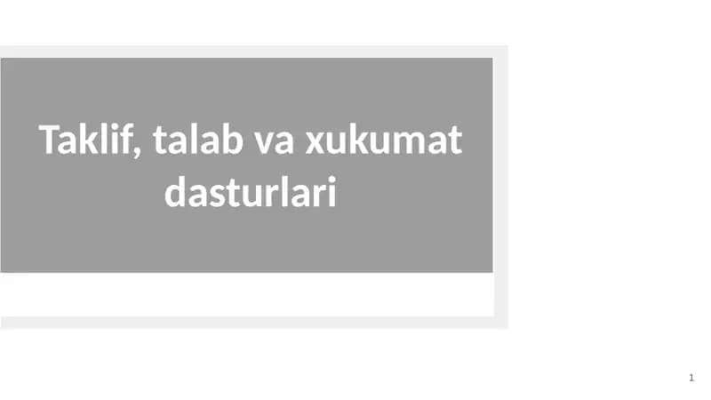 Mikroiqtisodiyot, 2022yil