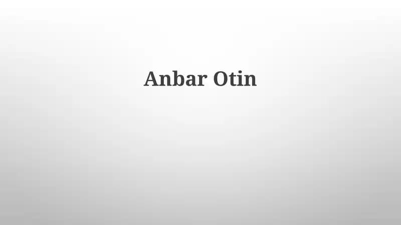 Anbar Otin