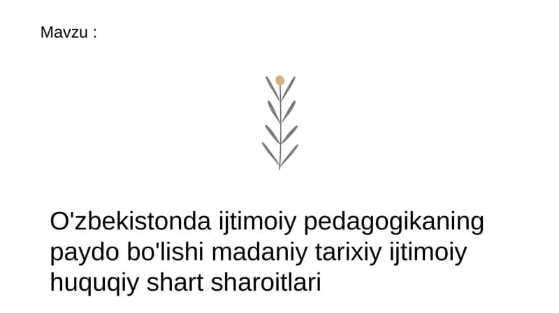 Ijtimoiy Pedagogika