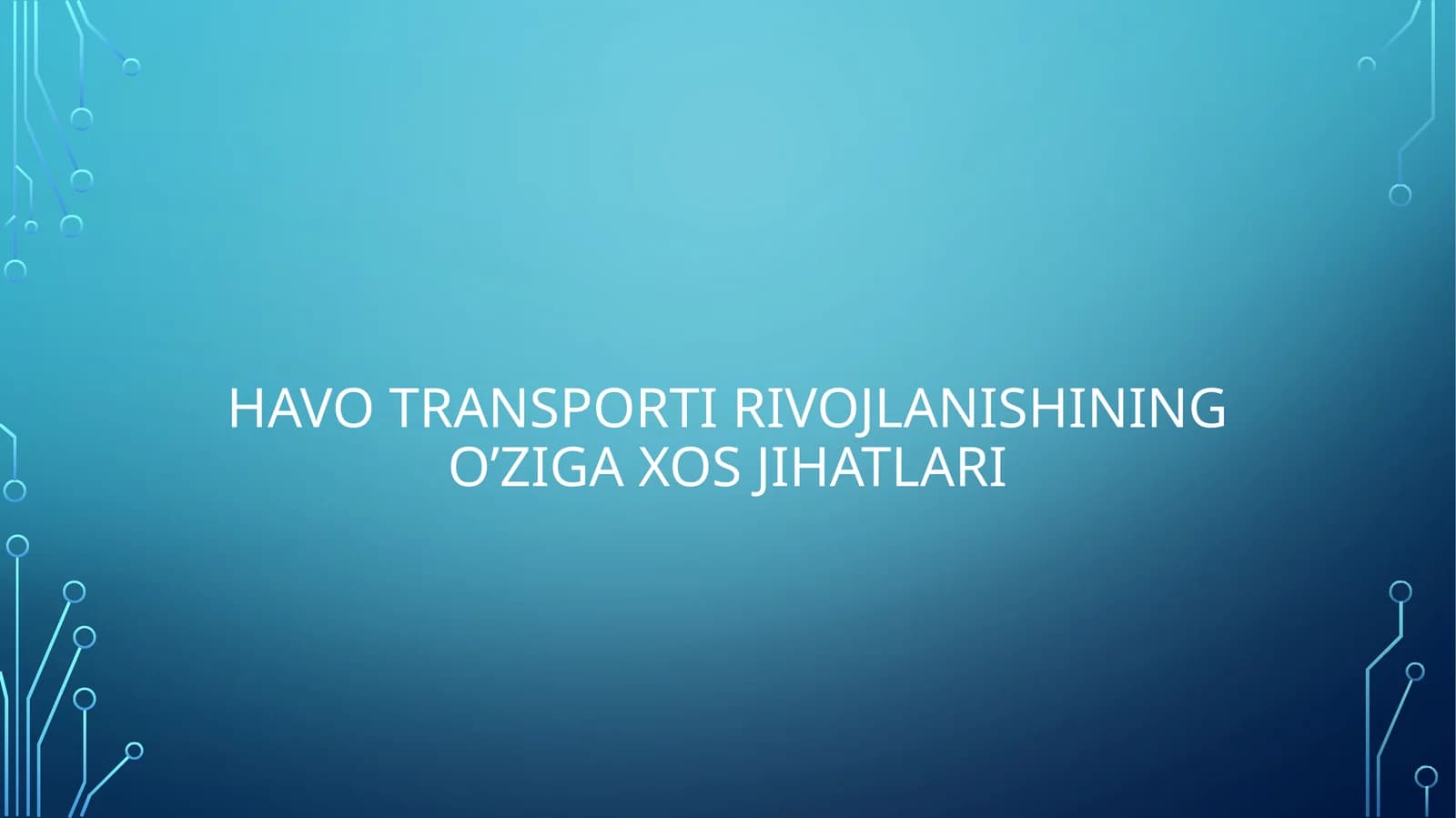 Havoyollariga yo'l olish