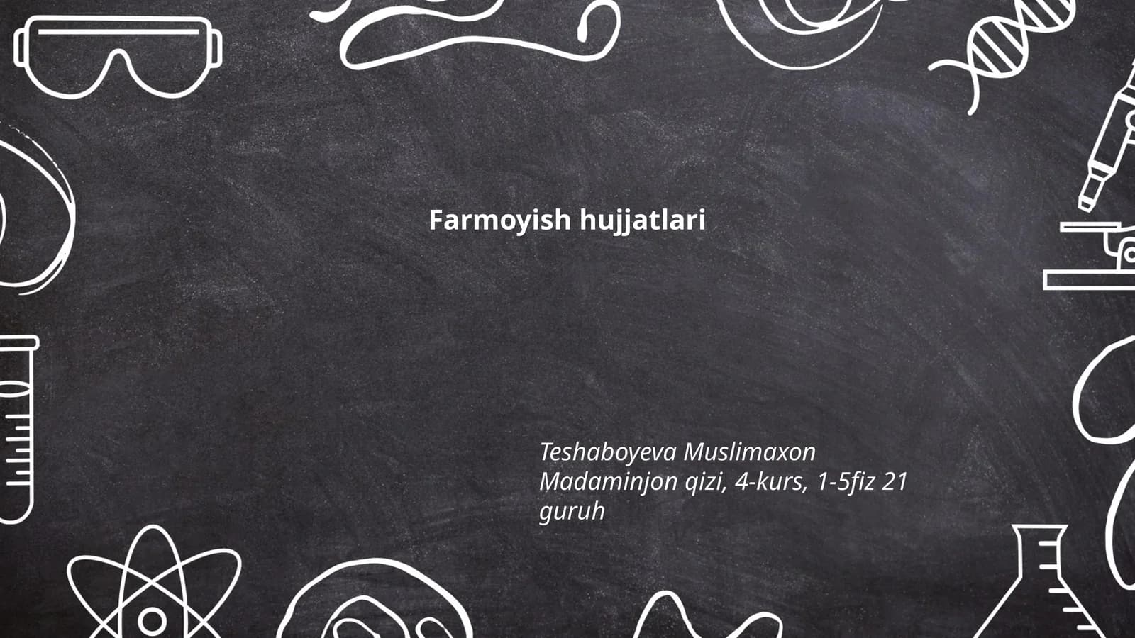 Farmoyish hujjatlari