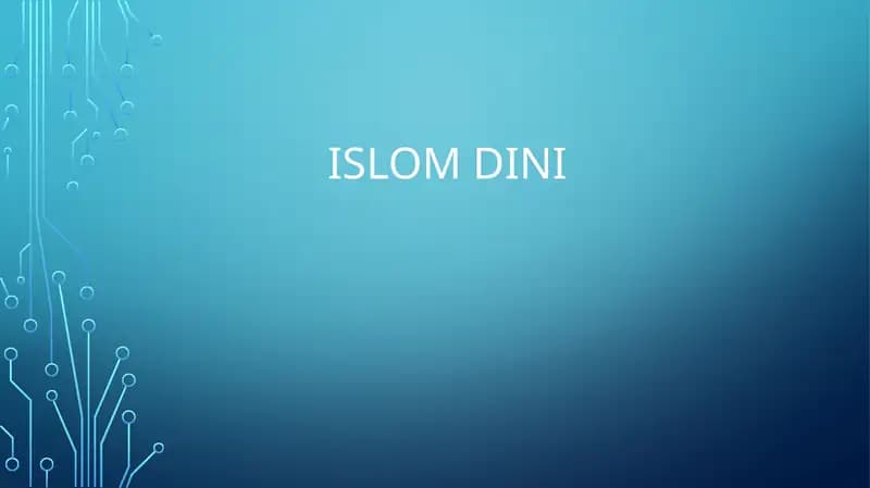Islom dini