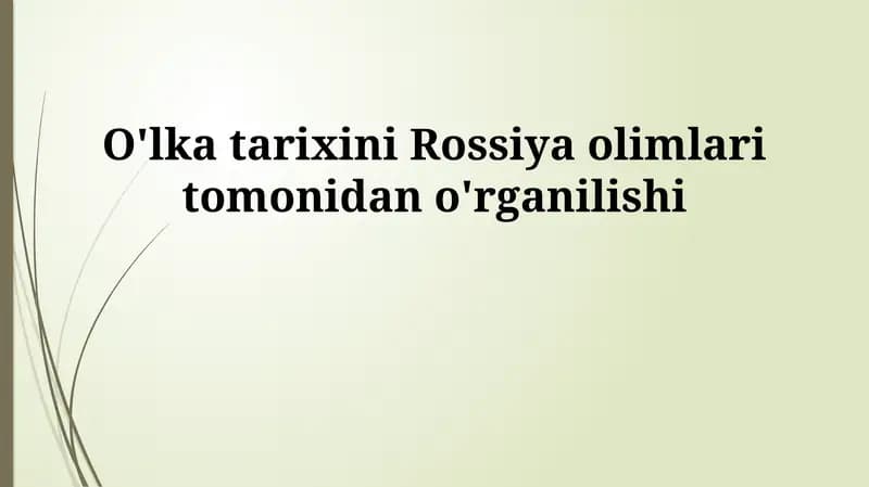 Mintaqaviy tarixni o'rganish