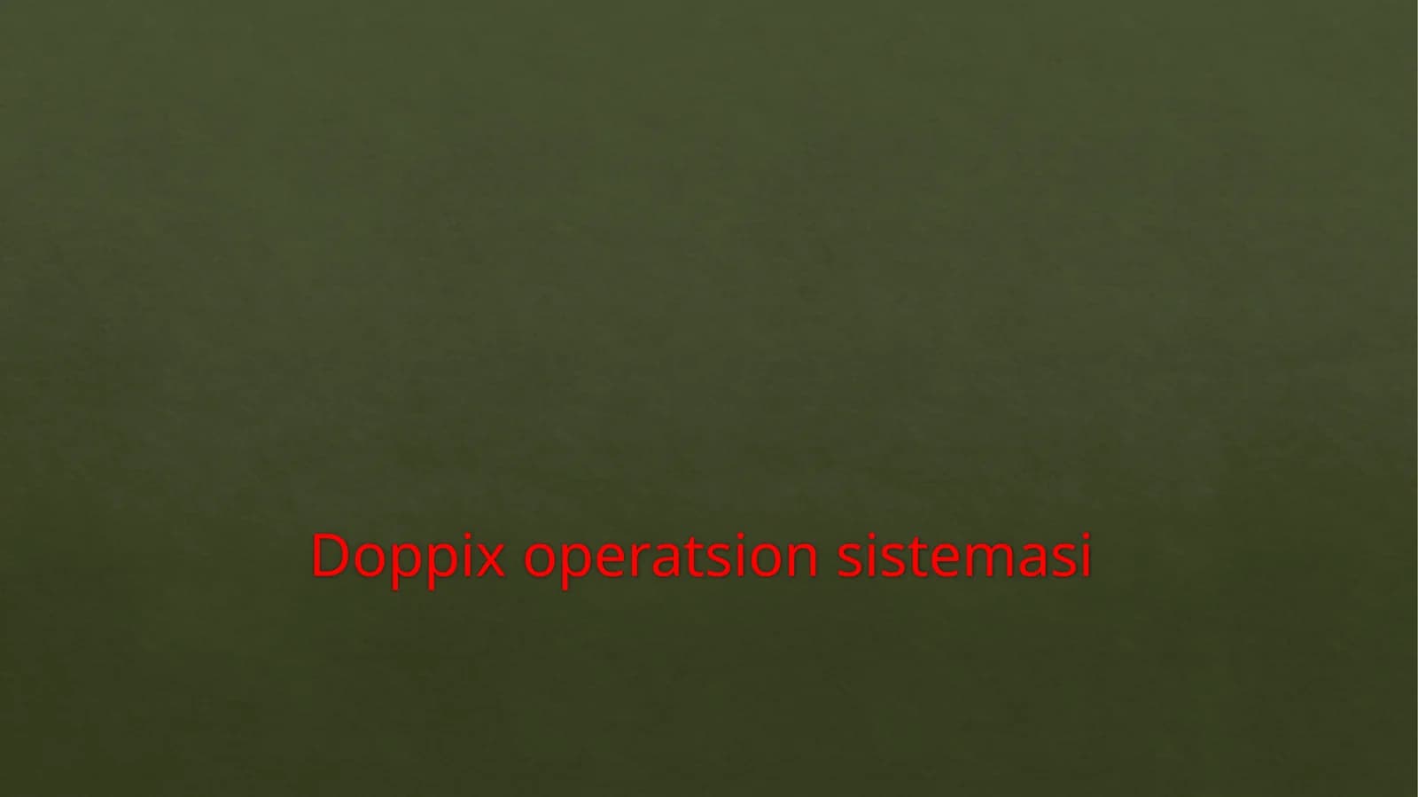 Doppix operatsion tizimasi