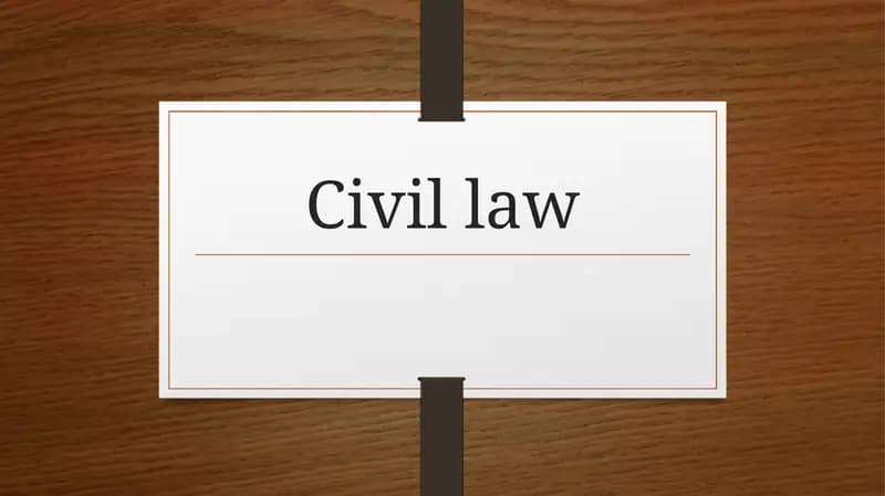 Civil law