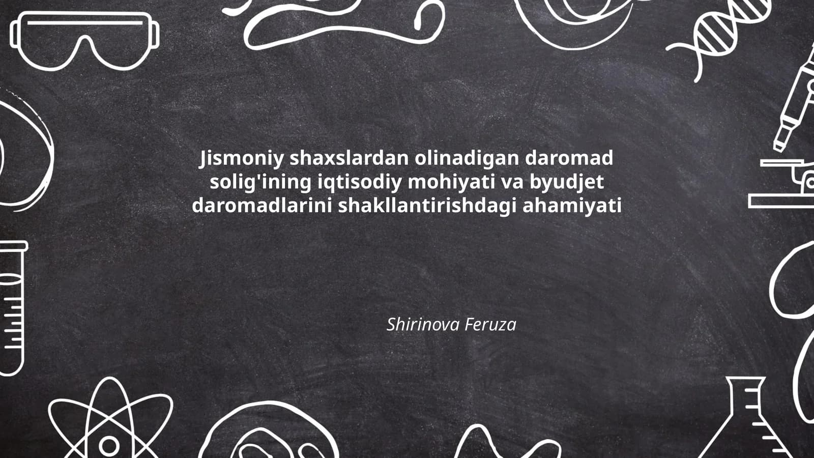Jismoniy shaxslar daromad soliginin iqtisodiy mohiyati va funktsiyalari