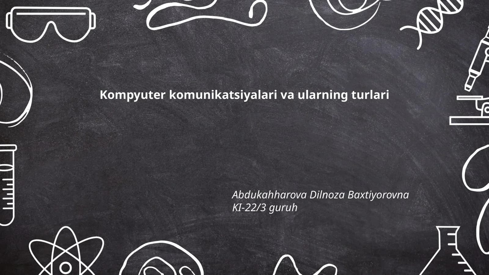 Kompyuter komunikatsiyalari va ularning turlari