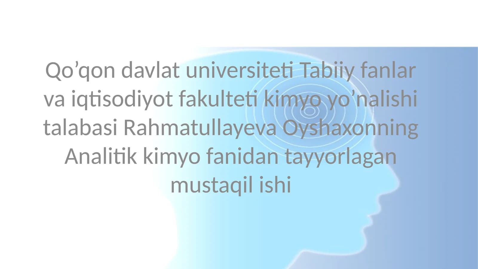 Analitik kimyo