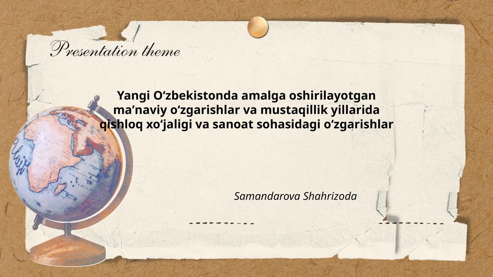 Yangi Oʻzbekistonda maʼnaviy yangilanishlar