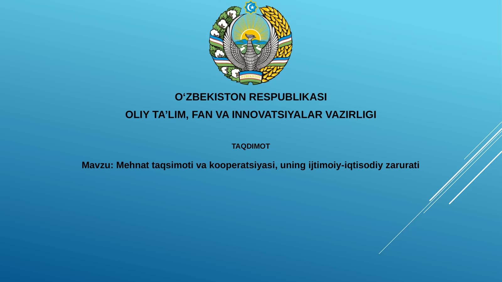 Mehnattaqsimotivakooperatsiyasi