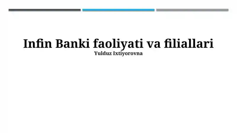 Infin Banki