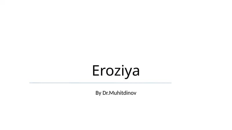 Eroziya