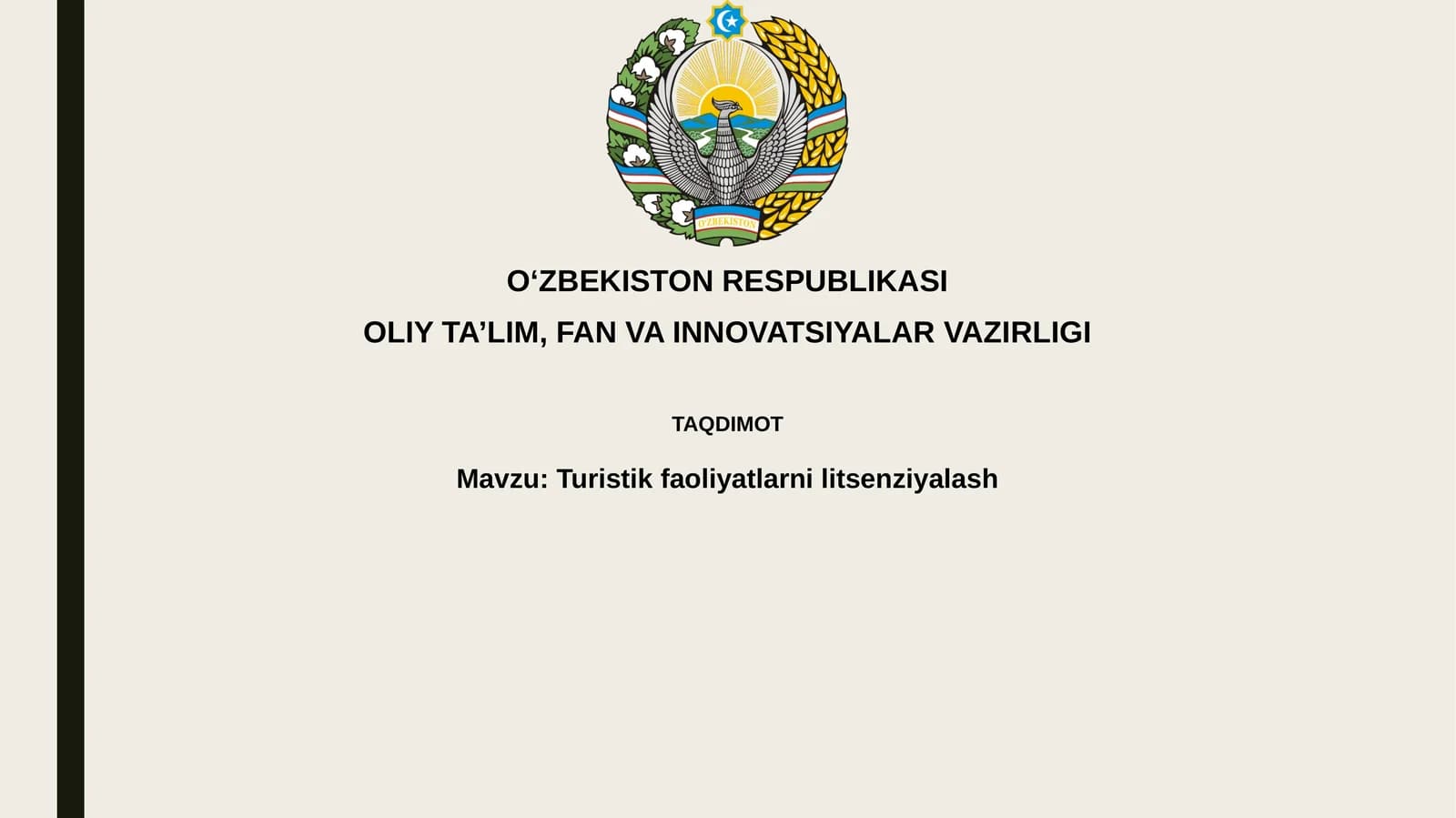 Turistik faoliyatni litsenziyalash