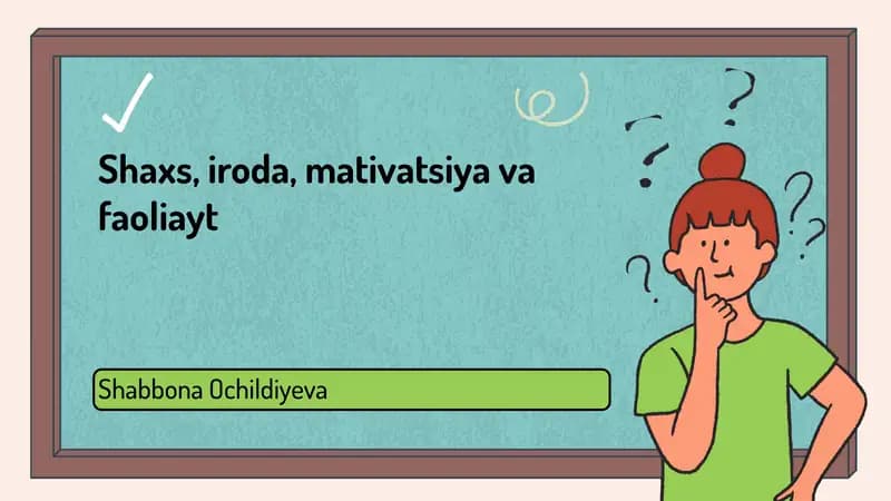 Shabbona Ochildiyeva