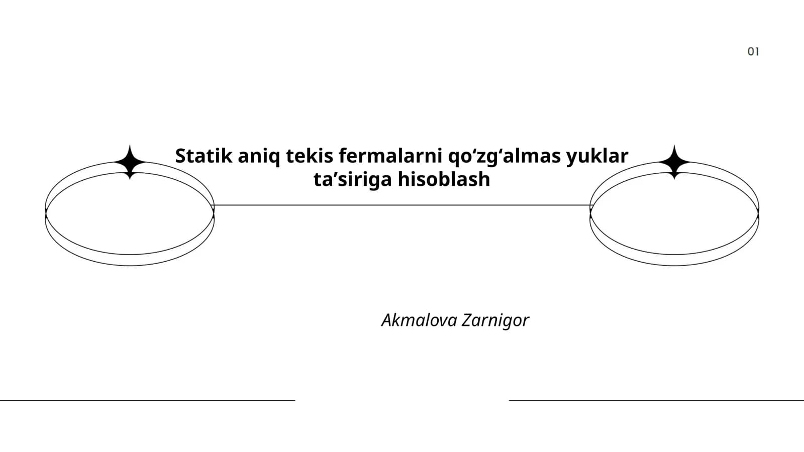 Tekis fermalarning asosiy tushunchalari
