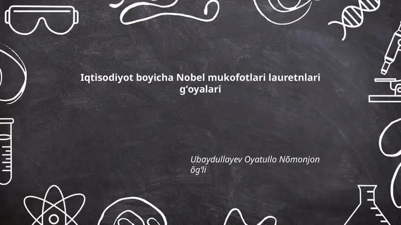 Milton Fridman va monetarizm nazariyasi