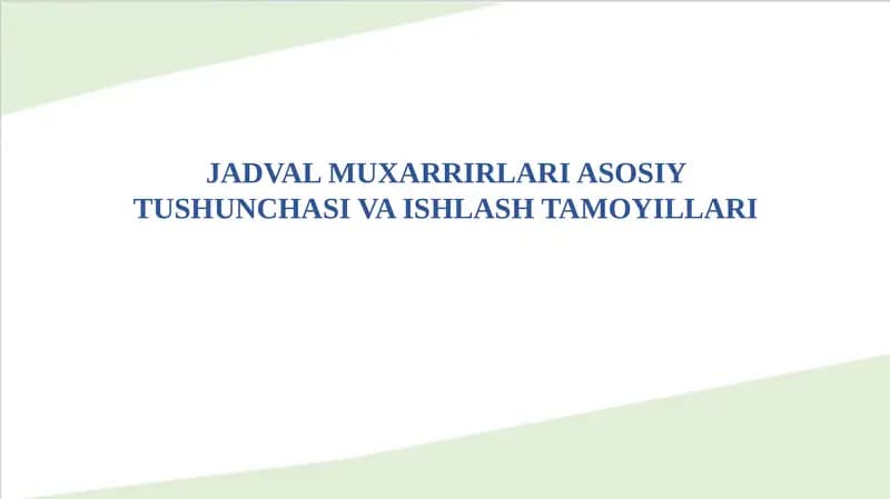N.X.Shoaxmedova, I.M.Abdullayeva. Iqtisodiyotda axborot-kommunikatsion texnologiyalar va tizimlar: Darslik