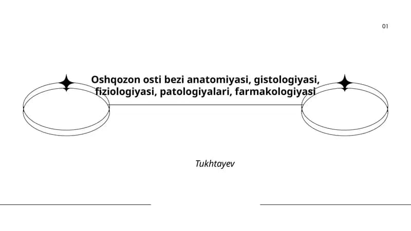 Oshqozon osti bezi anatomiyasi