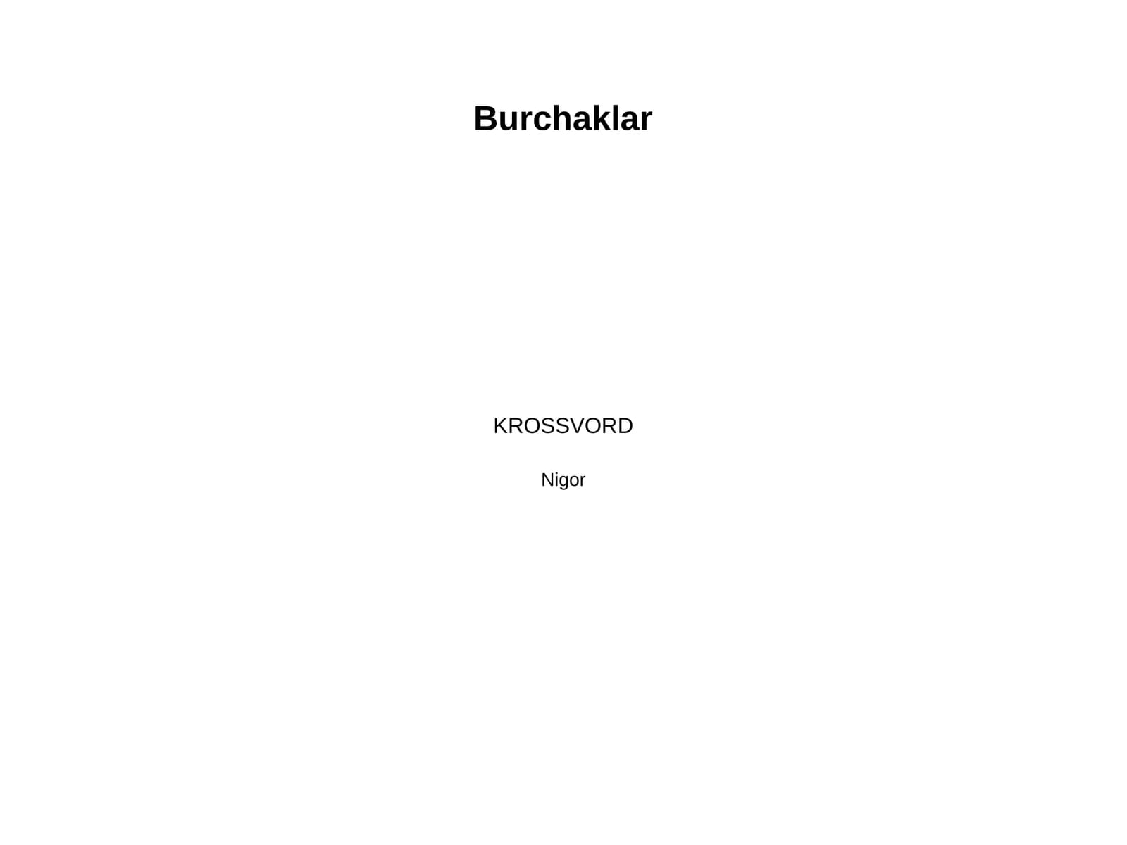 Burchaklar