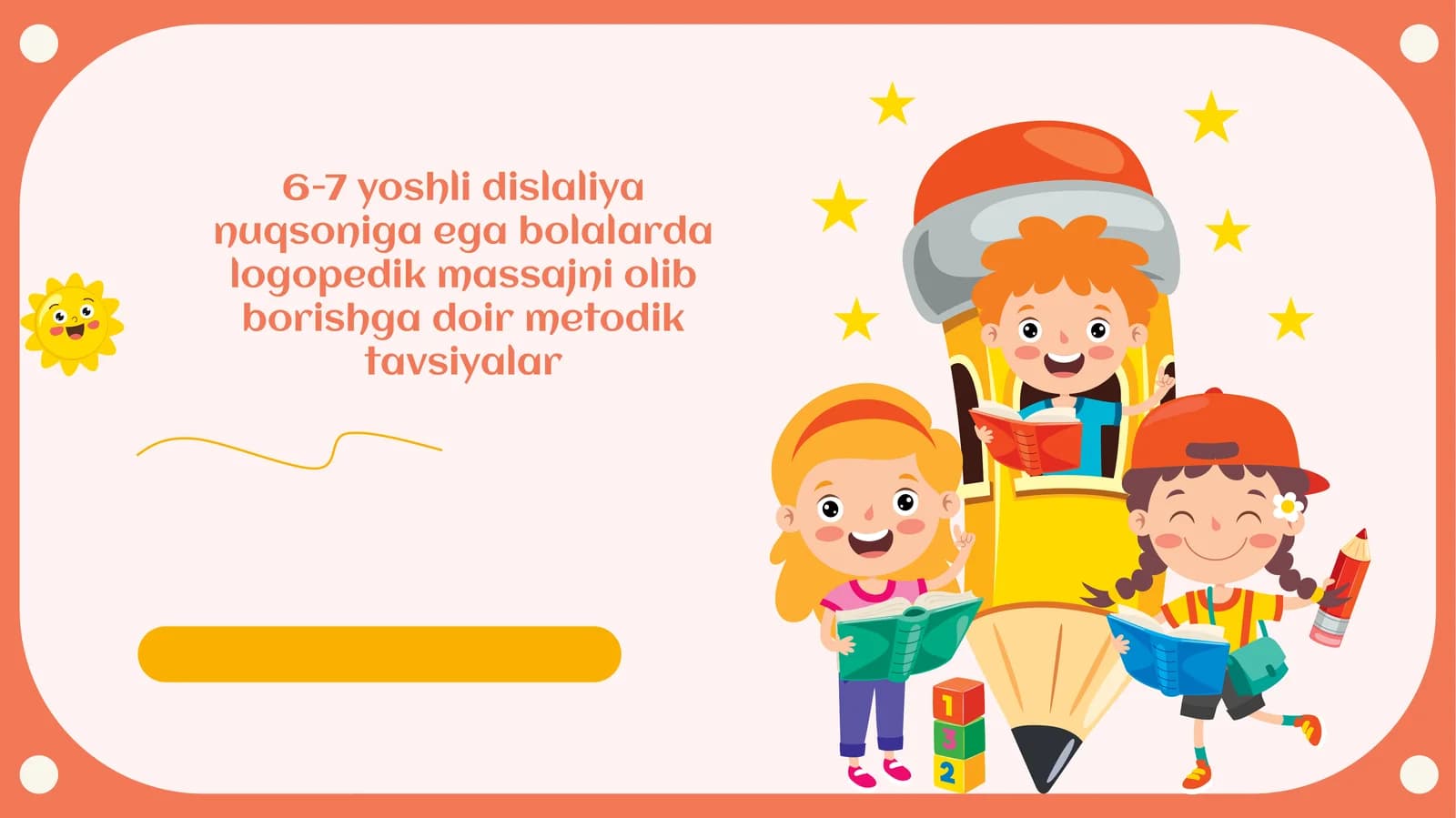 Dislaliya nuqsoniga ega bolalarda logopedik massajni olib borishga doir metodik tavsiyalar