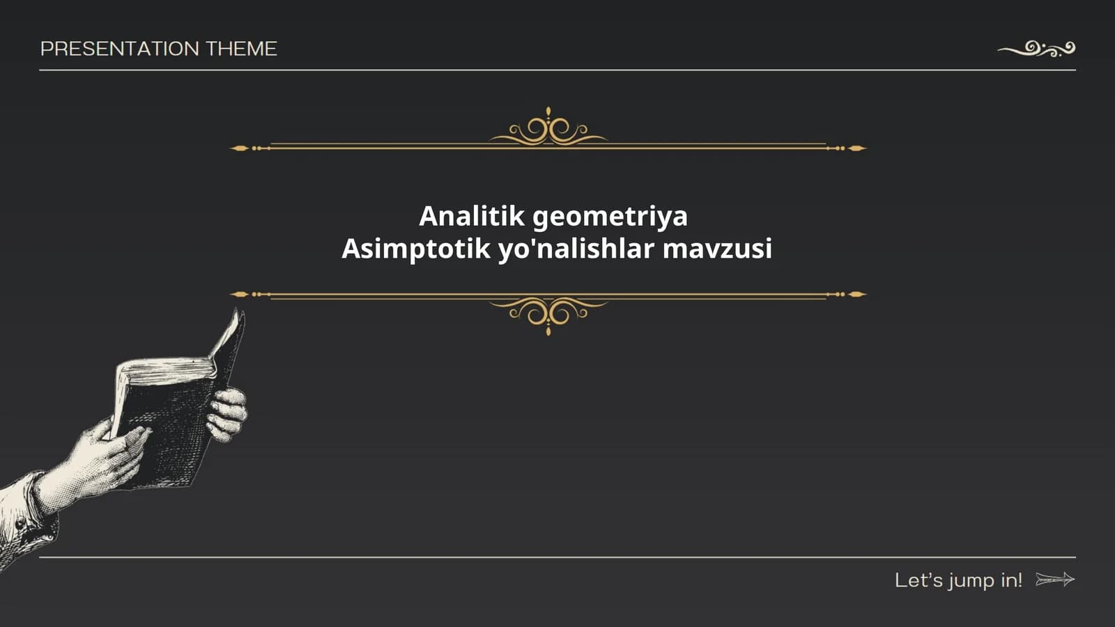 Asimptotik yo'nalishlar mavzusi