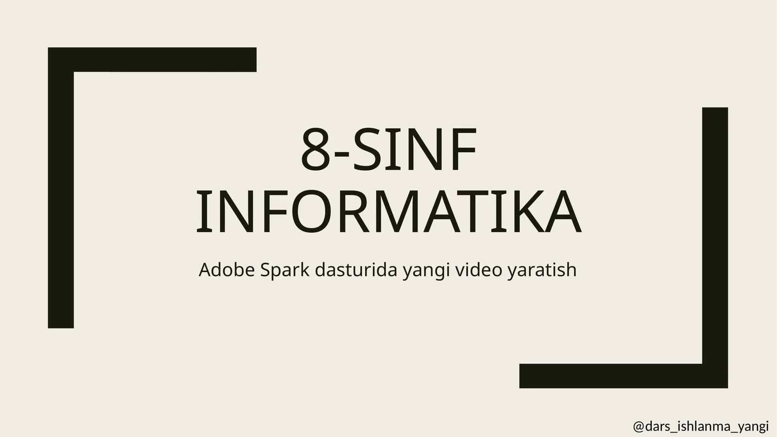 Adobe Spark dasturi