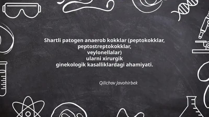 Shartli patogen anaerob kokklar