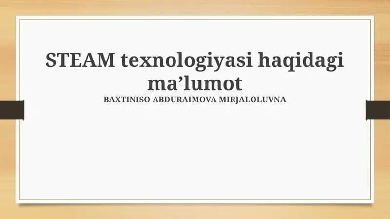 Kimyo sanoatida bug‘ texnologiyalari