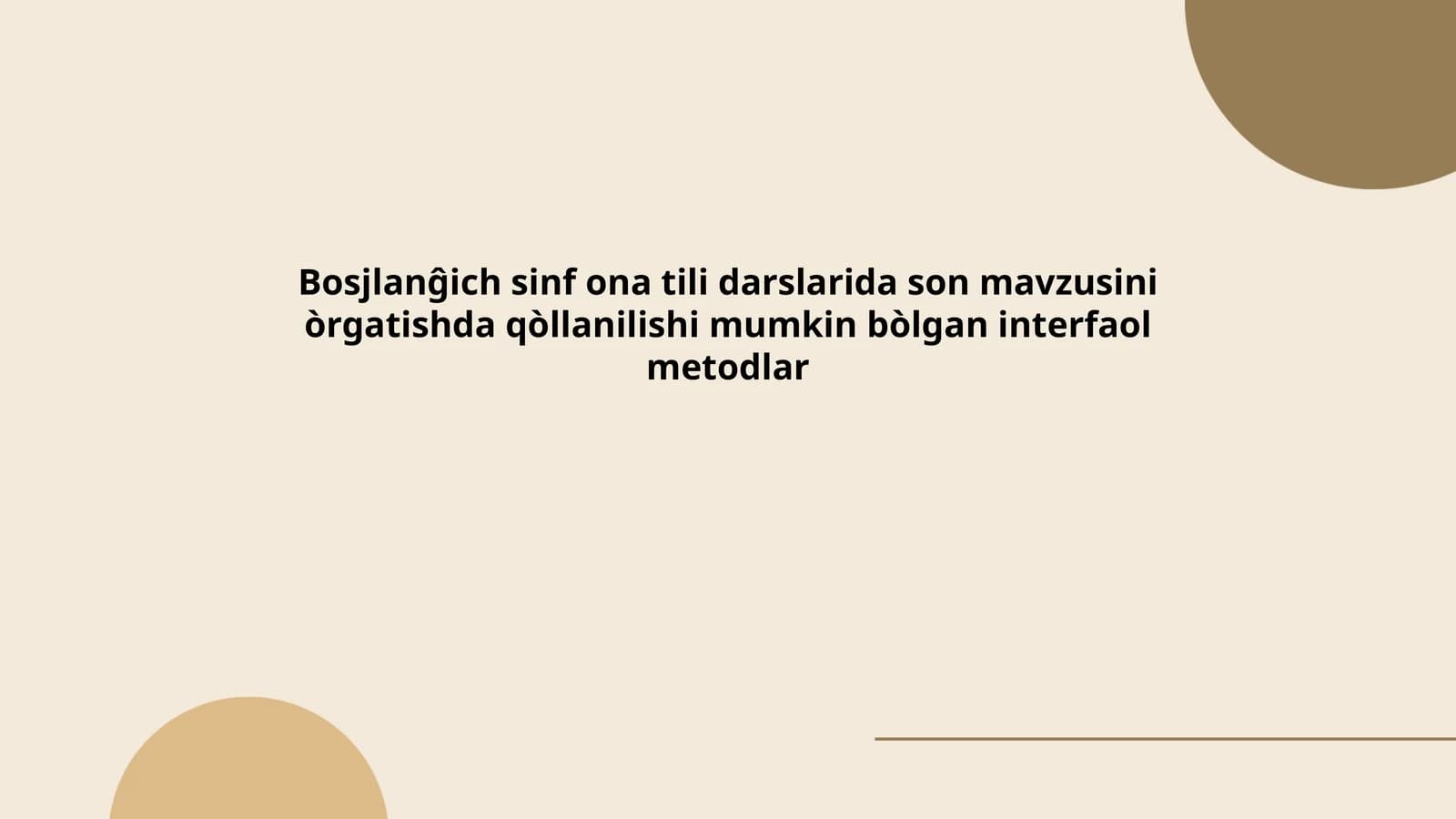 Zaribboyeva Dilrabo Oybek qizi