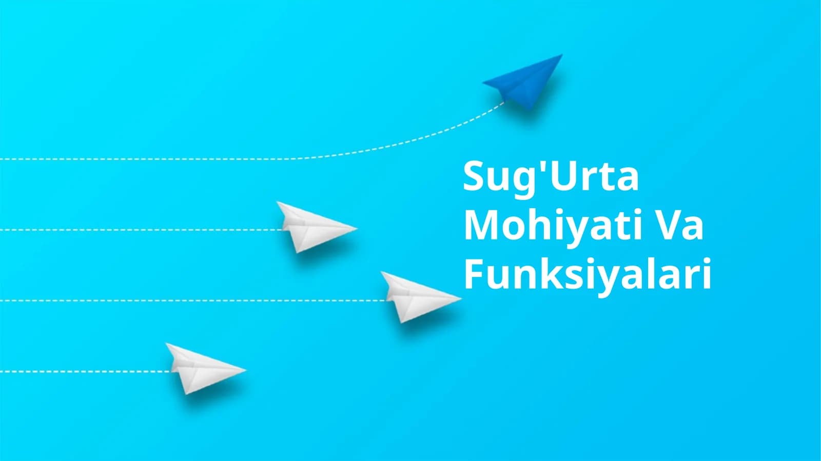 Sug'Urta Mohiyati Va Funksiyalari