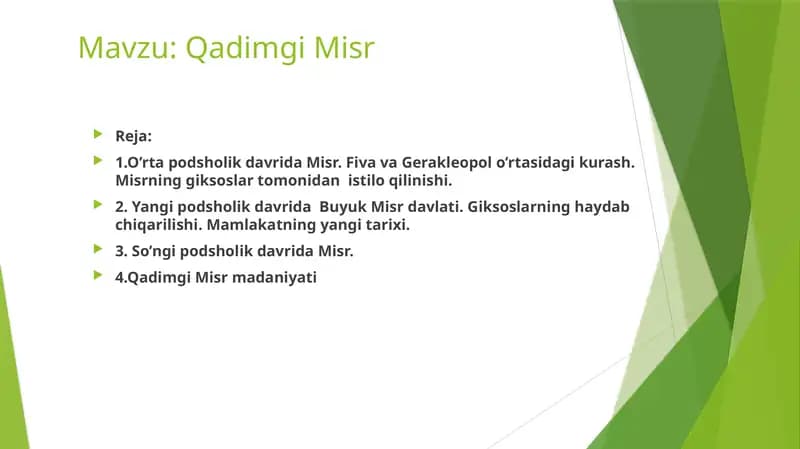 Qadimgi Misr