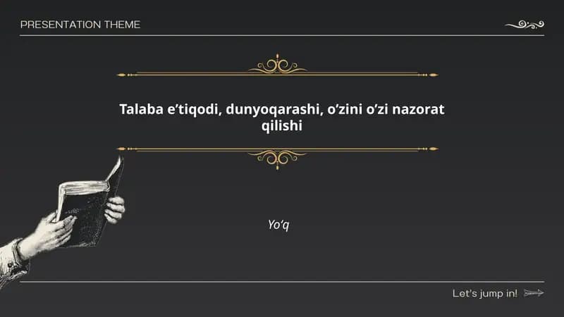 Talaba e’tiqodi va dunyoqarashi